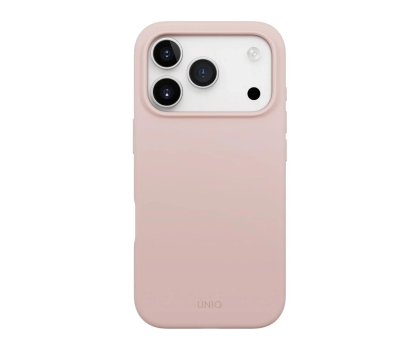 Etui do telefonów Uniq Lino do iPhone 17 Pro Magclick Charging różowy UNIQ-IP6.3P(2025)-LINOMBPNK